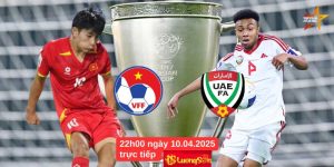 U17 Việt Nam vs U17 UAE tại luongsontv