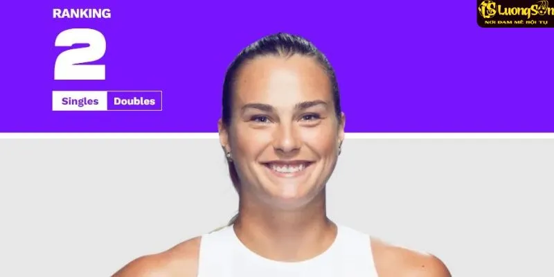 Bảng xếp hạng WTA của nữ tay vợt Sabalenka 