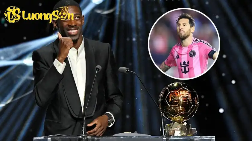 Dembele tiết lộ Messi là người đầu tiên nhắn tin chúc mừng sau khi giành Quả bóng Vàng Dembele tiết lộ Messi là người đầu tiên nhắn tin chúc mừng sau khi giành Quả bóng Vàng
