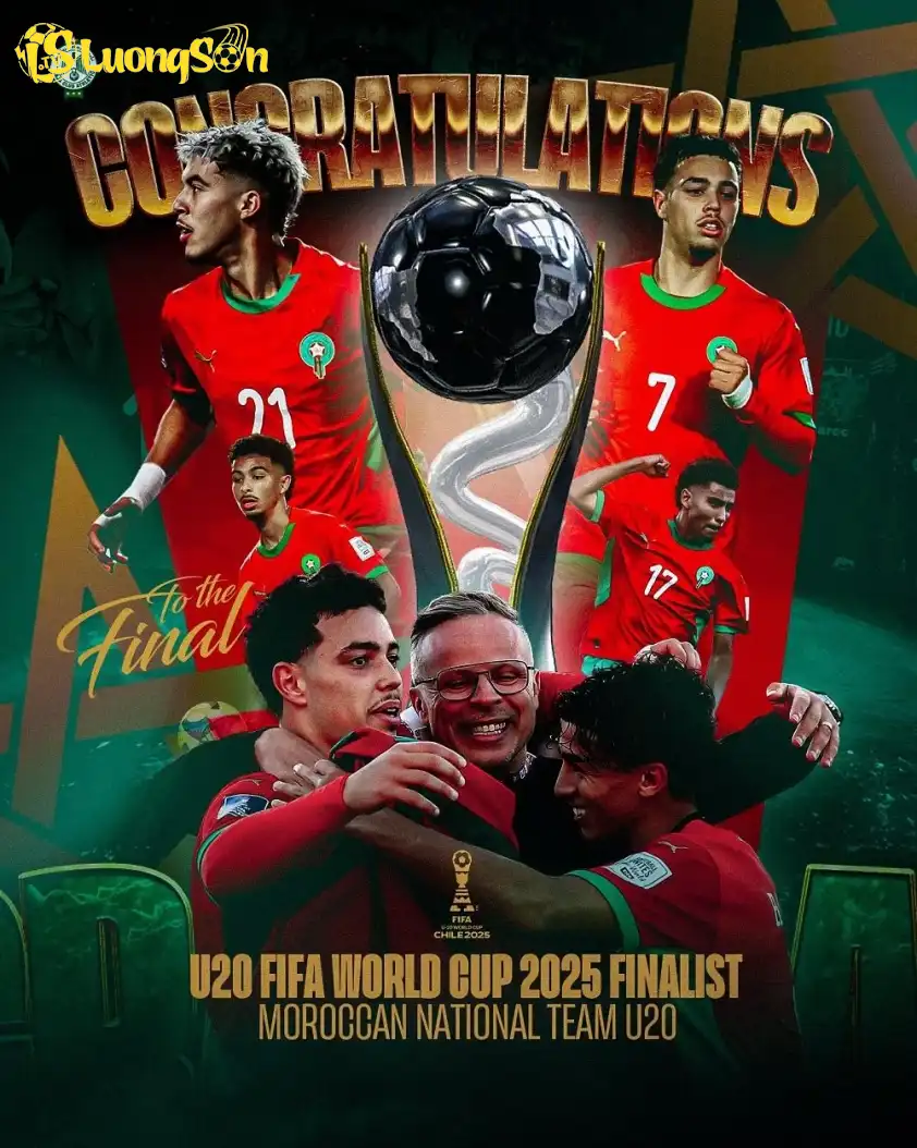 U20 Ma Rốc và hành trình thẳng tiến vào trận chung kết đầy ấn tượng. (Ảnh: RCAofficiel) U20 Ma Rốc và hành trình thẳng tiến vào trận chung kết đầy ấn tượng.
