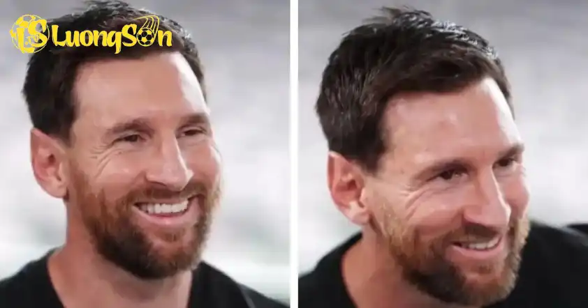 Messi luôn tỏ ra khiêm tốn trong suốt buổi phỏng vấn Messi luôn tỏ ra khiêm tốn trong suốt buổi phỏng vấn